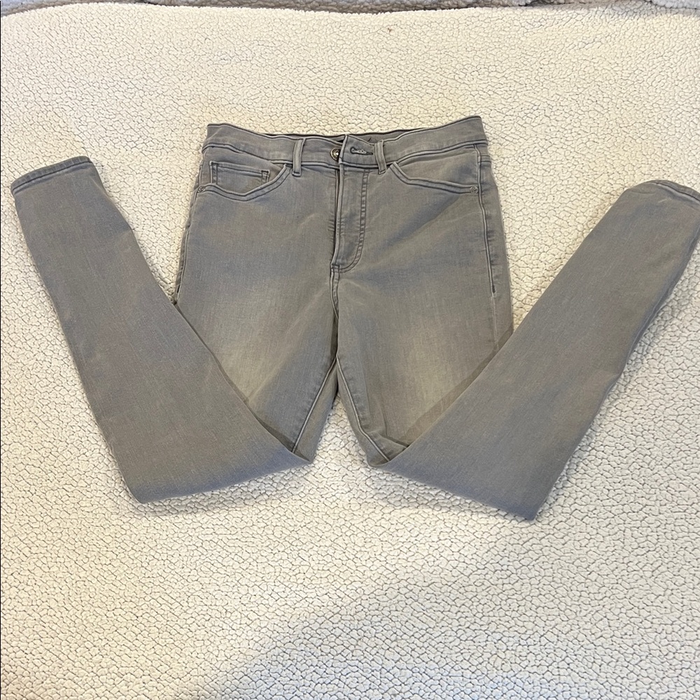 Express Women's Gray Skinny Jeans